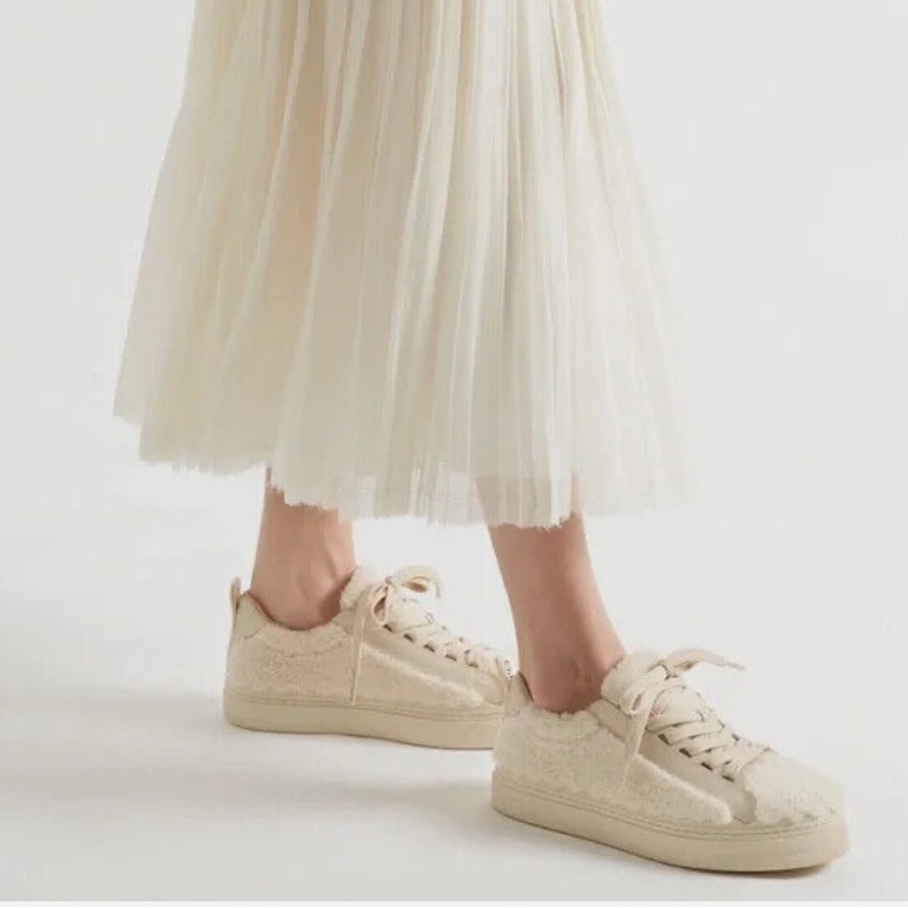 Chloe shearling sneakers